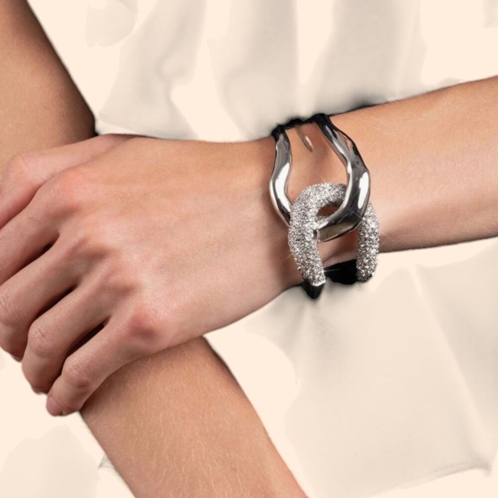 Alexis Bittar Solanales Interlocked Cuff Bracelet